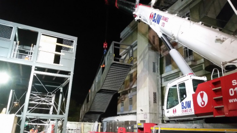 Beaver Bridges Abbey Wood Station bridge removal