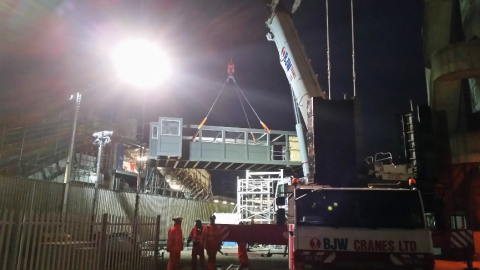 Beaver Bridges Abbey Wood Station bridge removal ry bridge removal - Balfour Beatty, BB1224 (9)