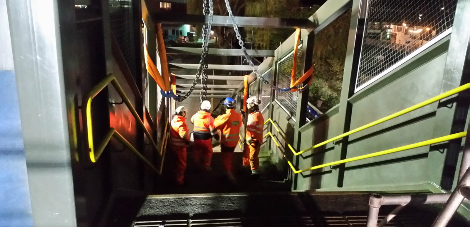 Beaver Bridges rail bridge removal Abbey Wood Station