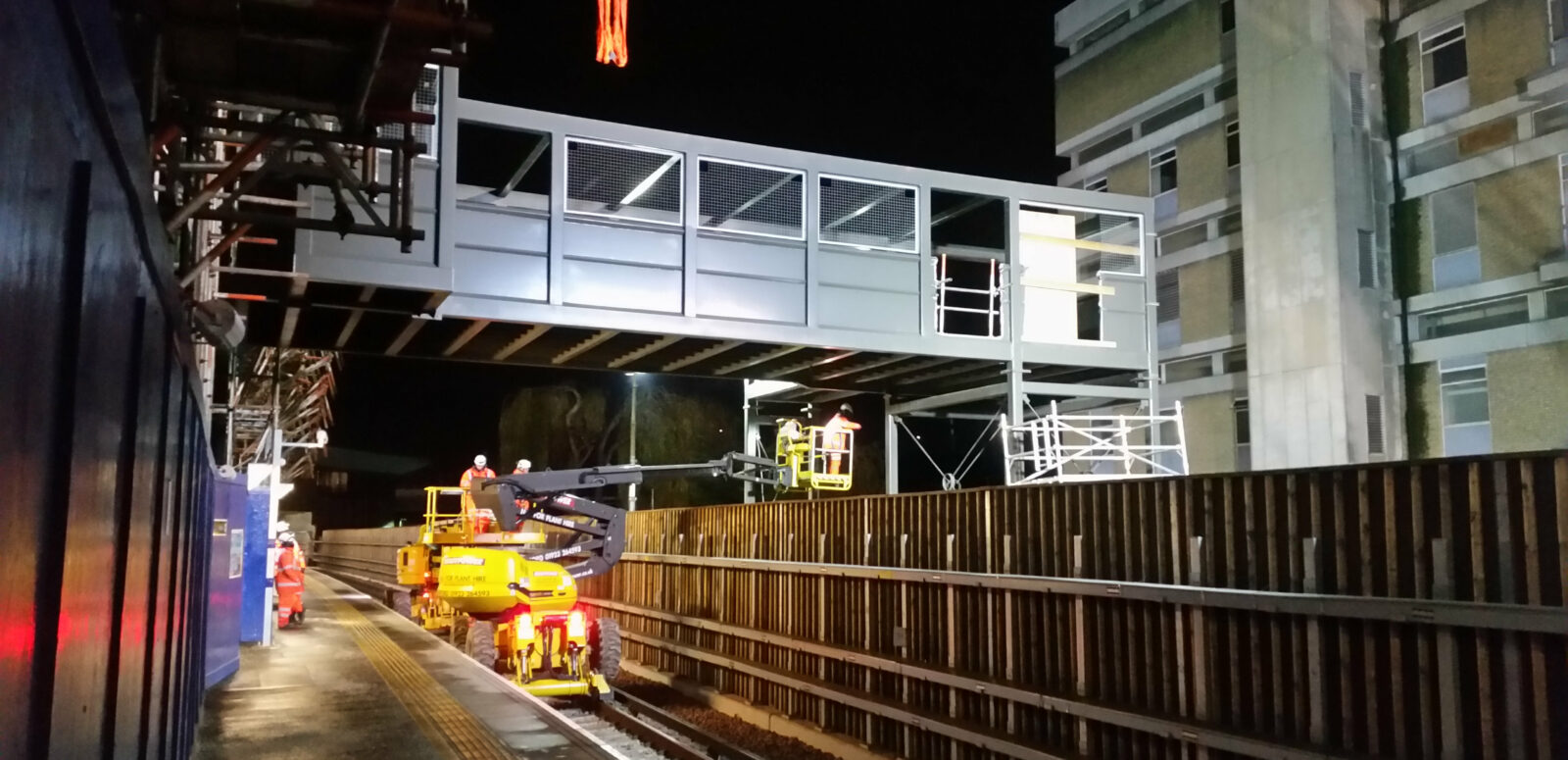 Beaver Bridges rail bridge removal Abbey Wood Station