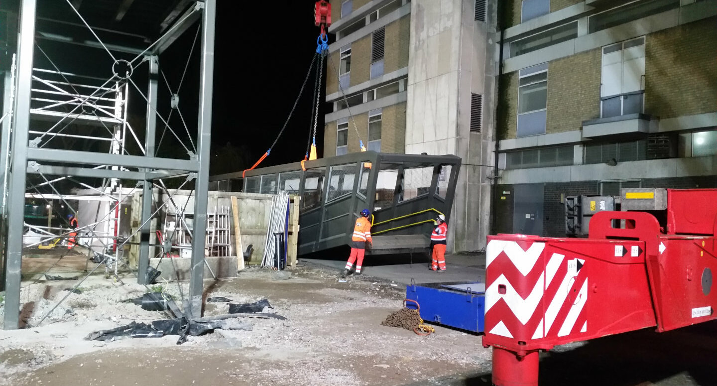 Beaver Bridges rail bridge removal Abbey Wood Station