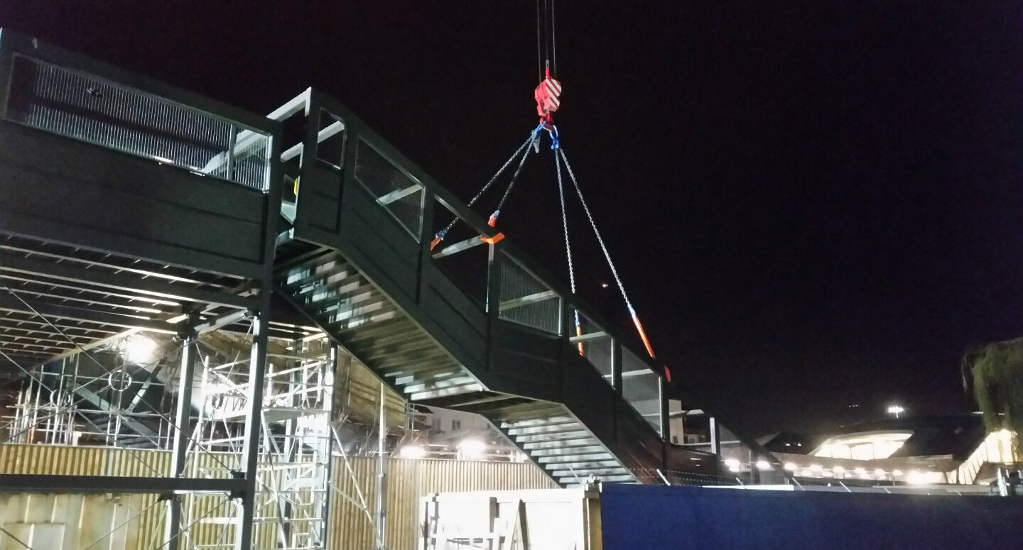 Beaver Bridges rail bridge removal Abbey Wood Station