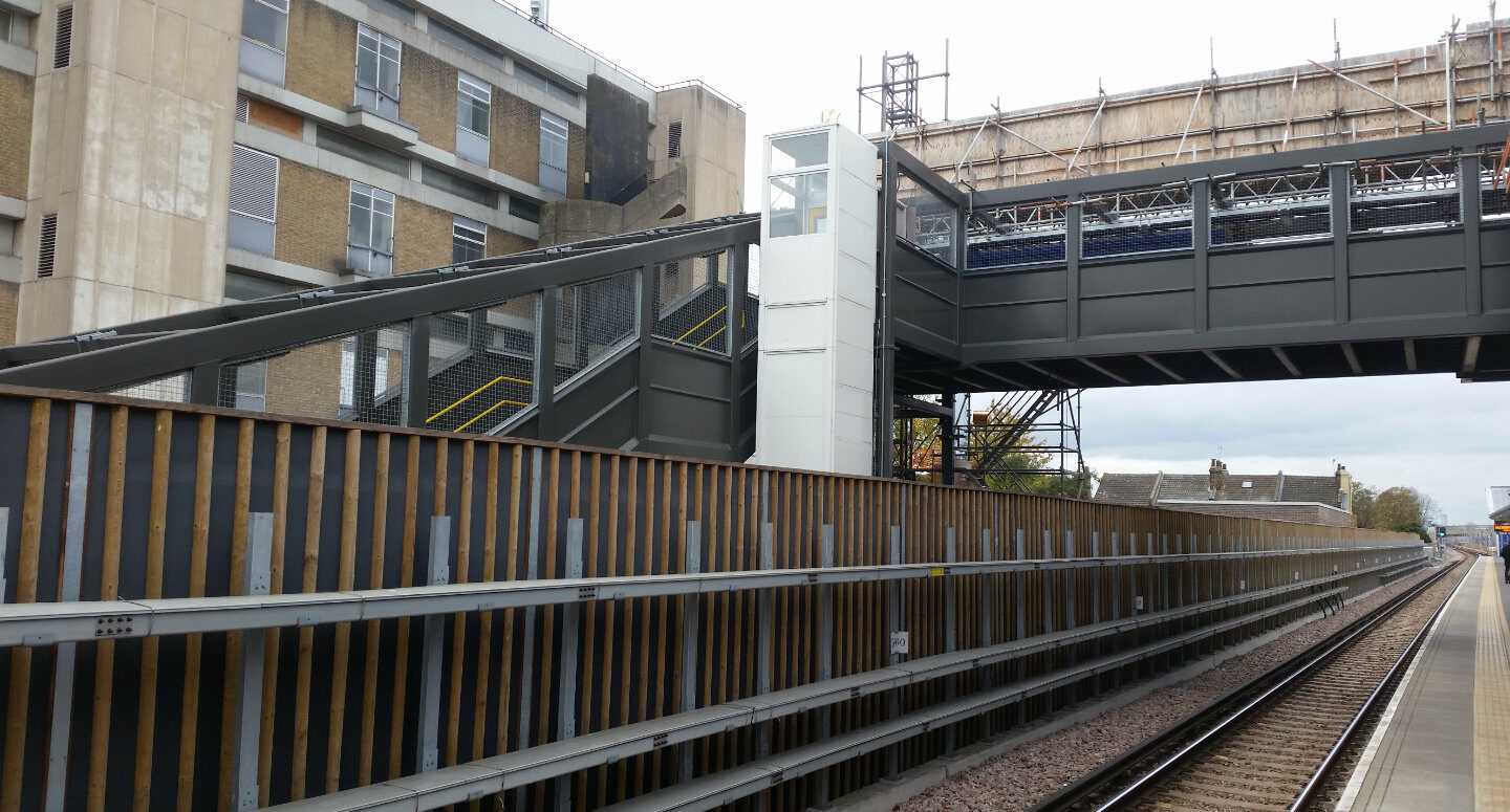 Beaver Bridges bridge removal Abbey Wood Station
