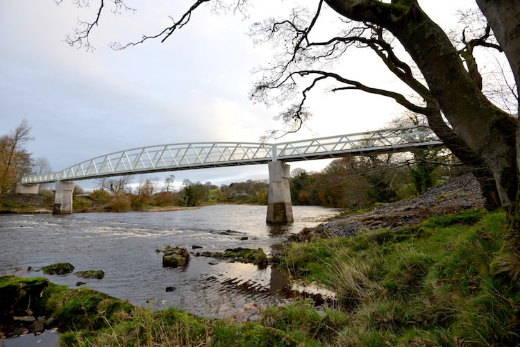 Beaver Bridges steel and timber bridge Dinckley