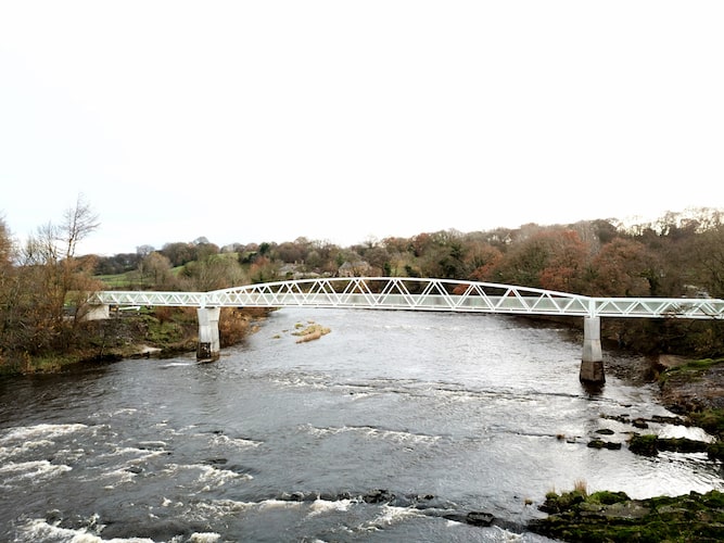 Beaver Bridges steel and timber bridge Dinckley