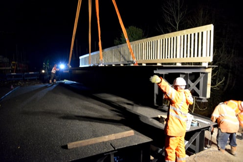 Beaver Bridges bridge foundation Congleton Morris Homes