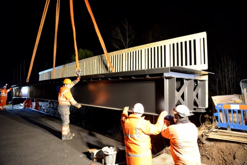 Beaver Bridges vehicle bridge Congleton Morris