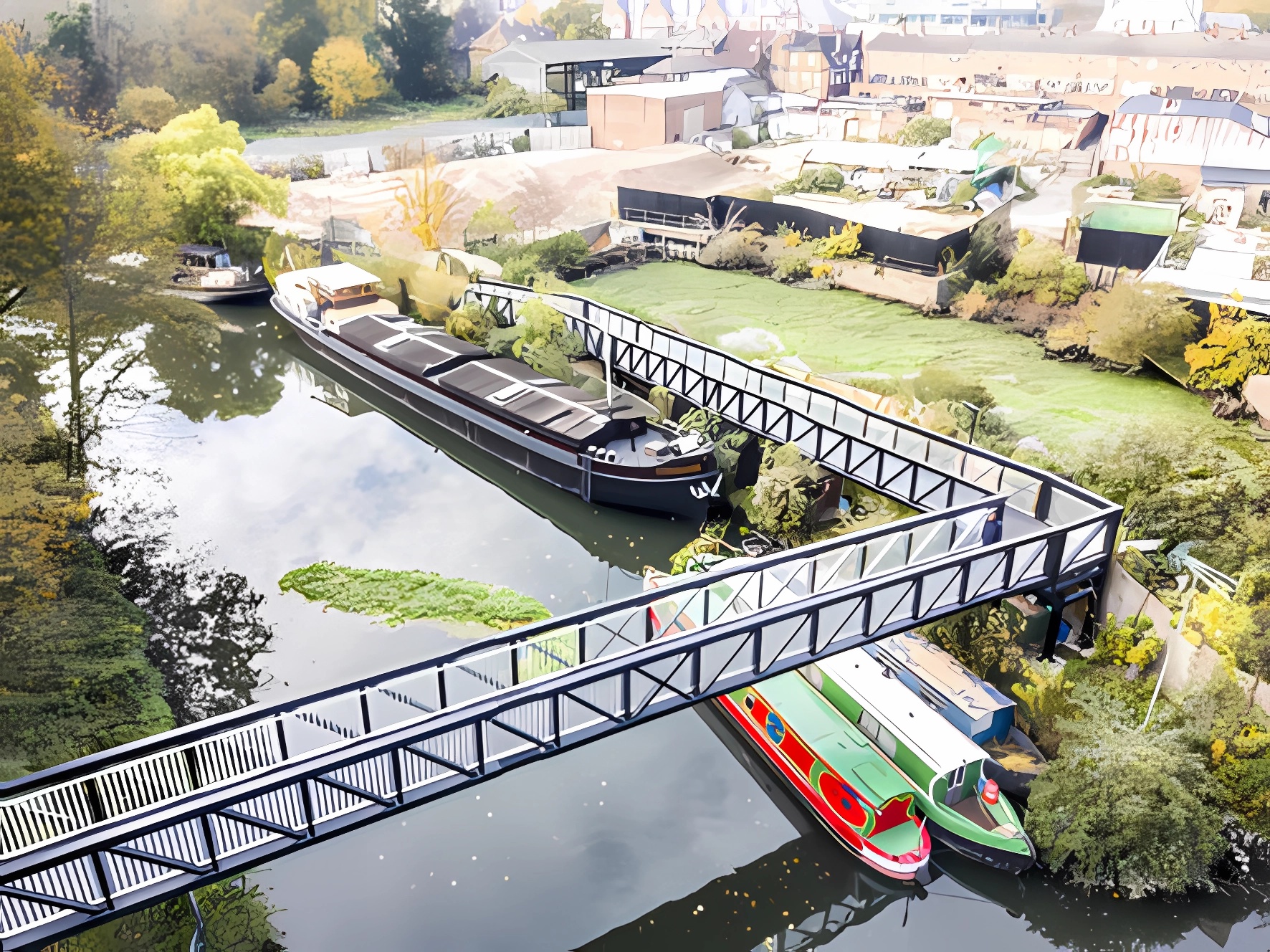 Grand Union Canal Footbridge