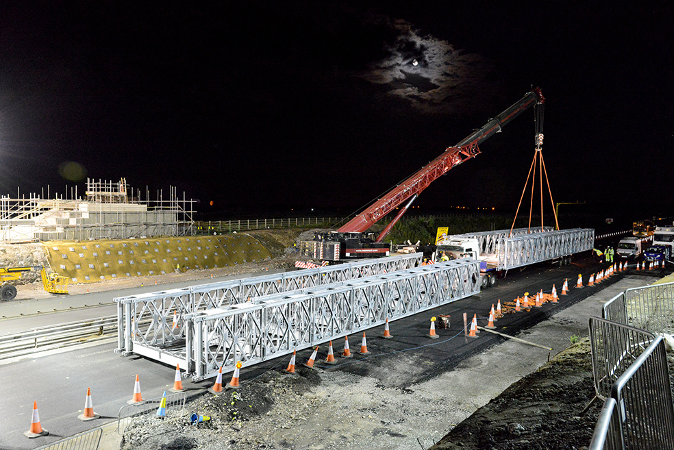 Beaver Bridges panel bridge installation Catterick A1