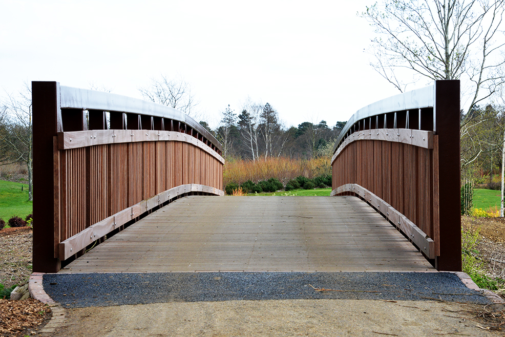 Beaver Bridges footbridge The Wisley