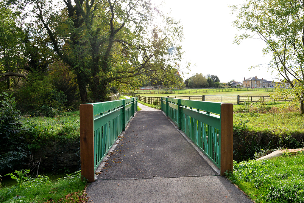Beaver Bridges steel bridge Newton Blossomville