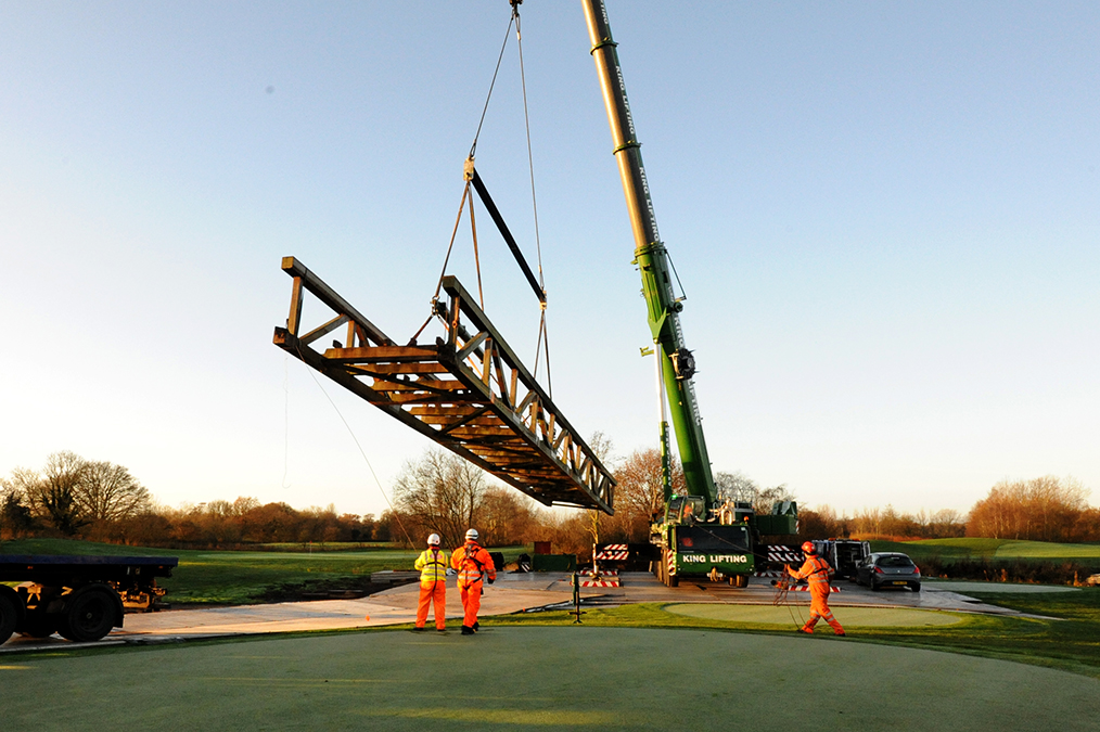 Beaver Bridges bridge demolition The Wisley
