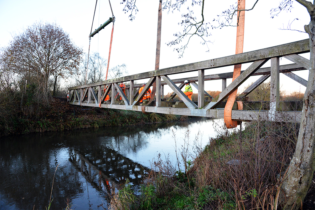 Beaver Bridges bridge demolition The Wisley
