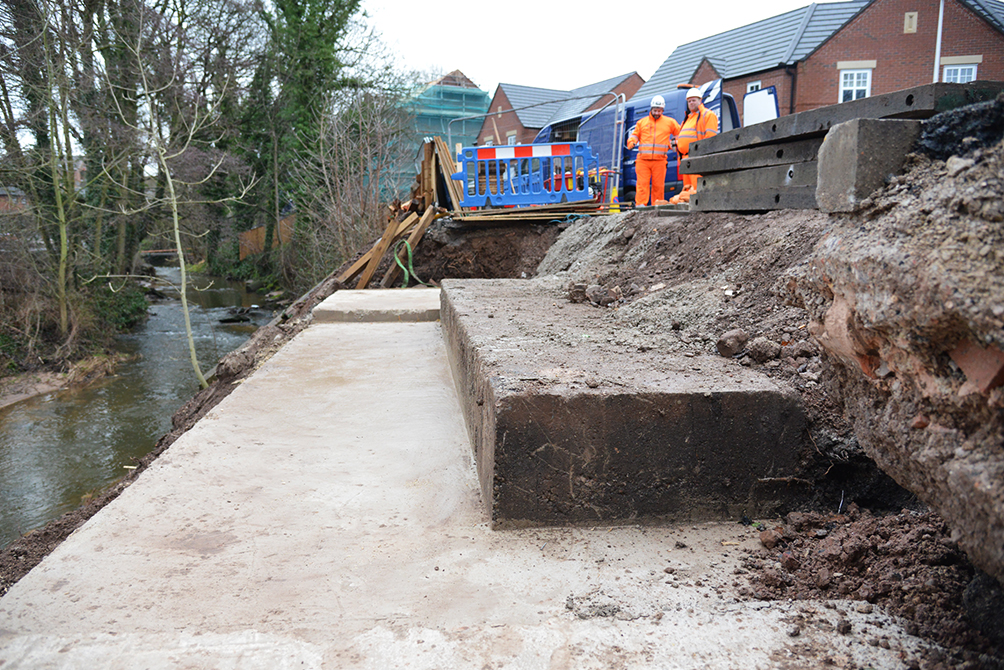 Beaver Bridges concrete Congleton Morris Homes