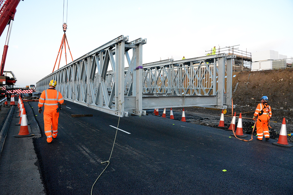 Beaver Bridges panel bridge installation Catterick A1