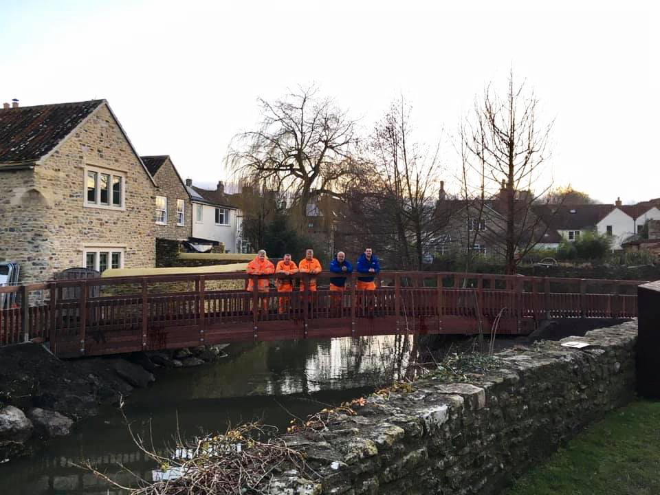 Beaver Bridges timber bridge Nunney