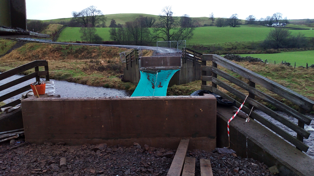 Beaver Bridges bridge installation