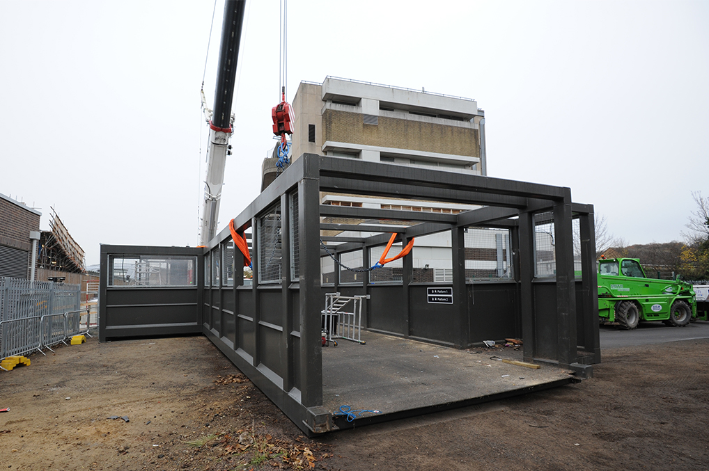 Beaver Bridges rail bridge removal Abbey Wood Station