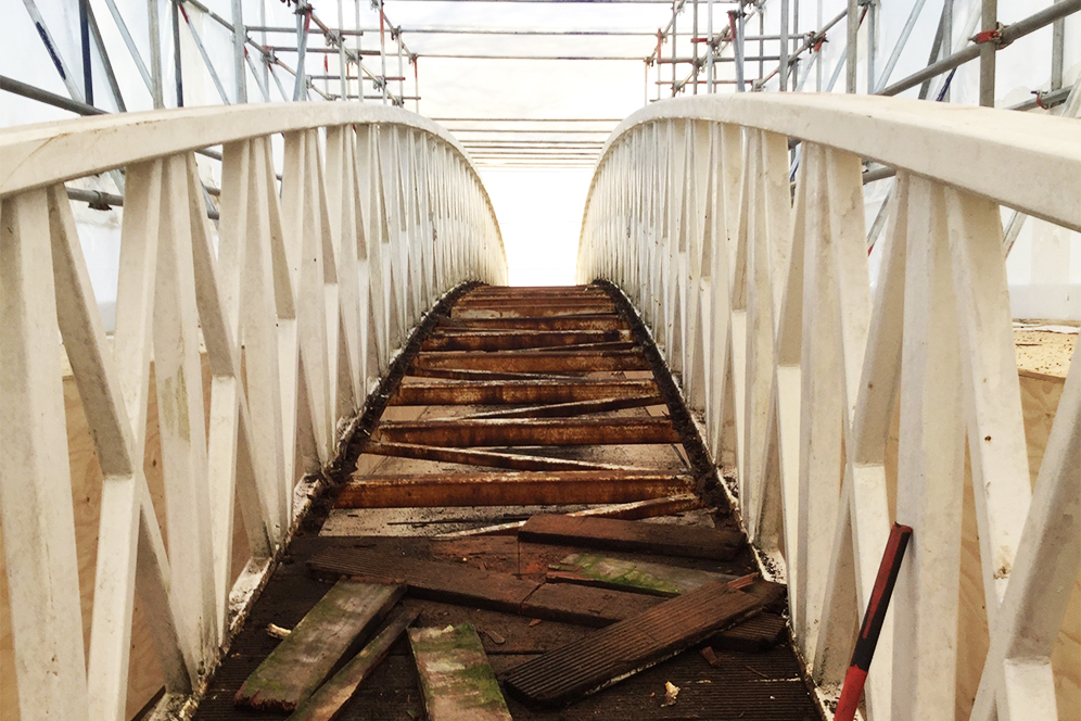 Beaver Bridges refurbishment Wisley Golf Club