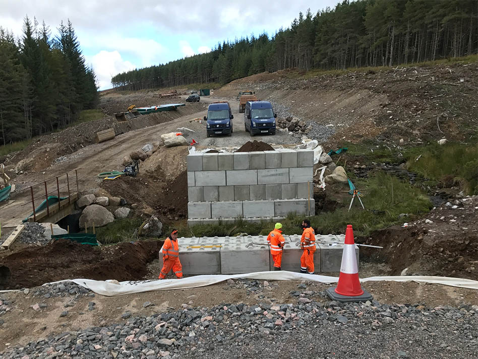 Beaver Bridges bridge foundations