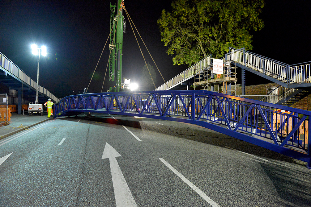 bridge installation west bromwich - Beaver Bridges
