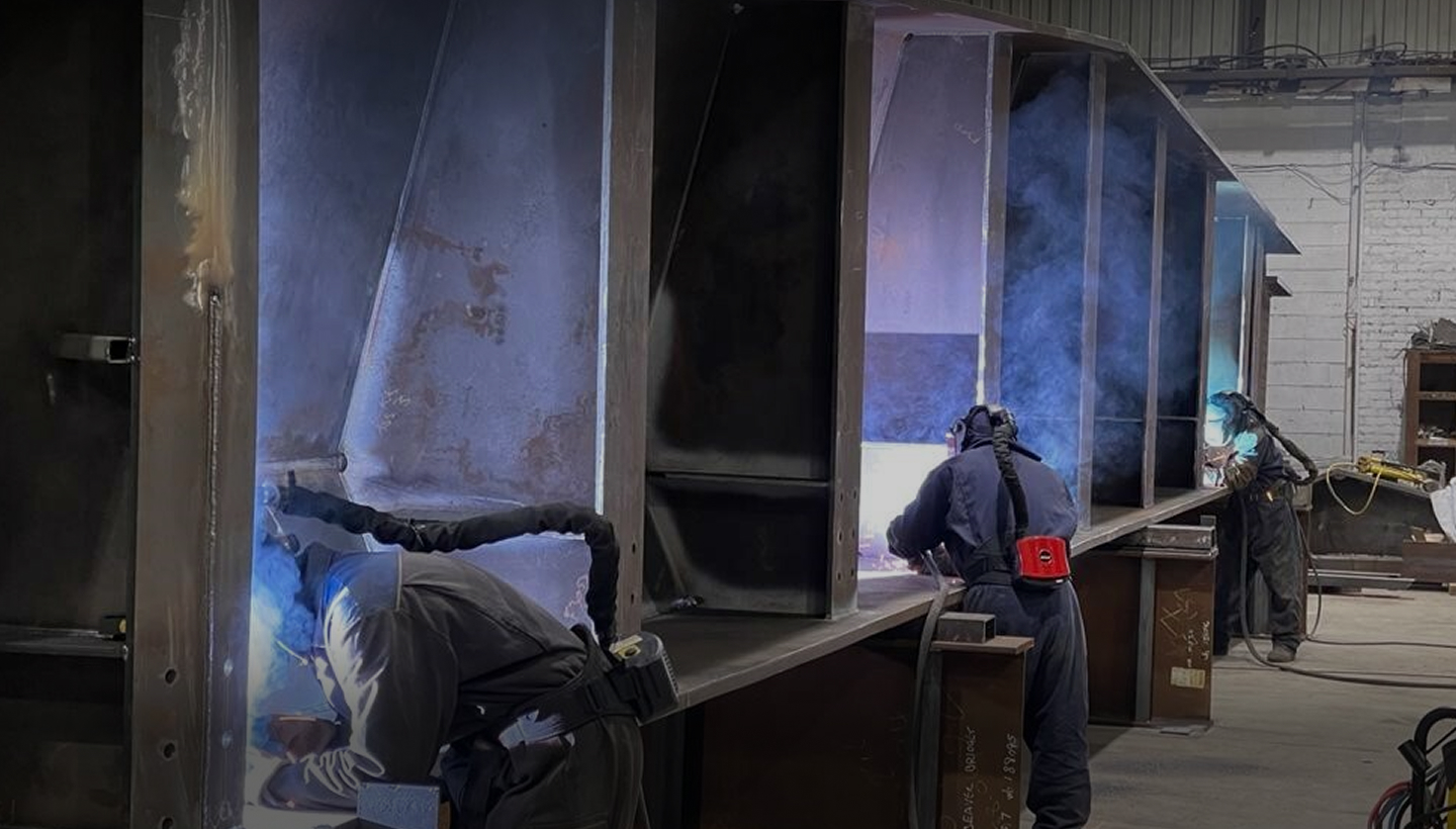 We're Experts in <br />
Bridge Fabrication