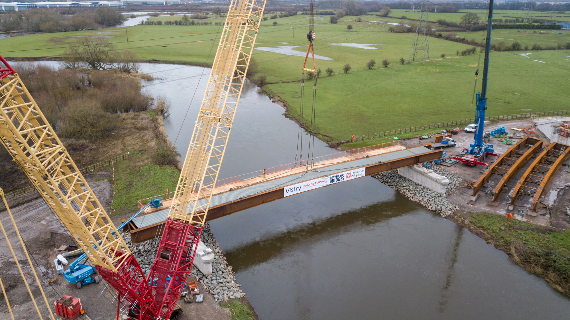 Walton Bypass Vehicle Bridge Installation
